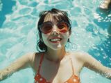 公共プール　25年04月08日　長崎県　佐世保市　県営プール　人気動画　⇒　http://bokki.jp/movie　　#水着　#プール女子　　