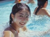 公共プール　25年05月28日　長野県　長野市　プール女子　人気動画　⇒　http://bokki.jp/movie　　#水着　#プール女子　　