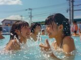 公共プール　25年11月04日　鹿児島県　出水市　県営プール　人気動画　⇒　http://bokki.jp/movie　　#水着　#プール女子　　